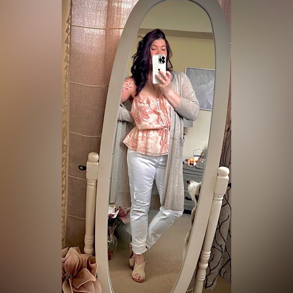 Peplum Floral Top